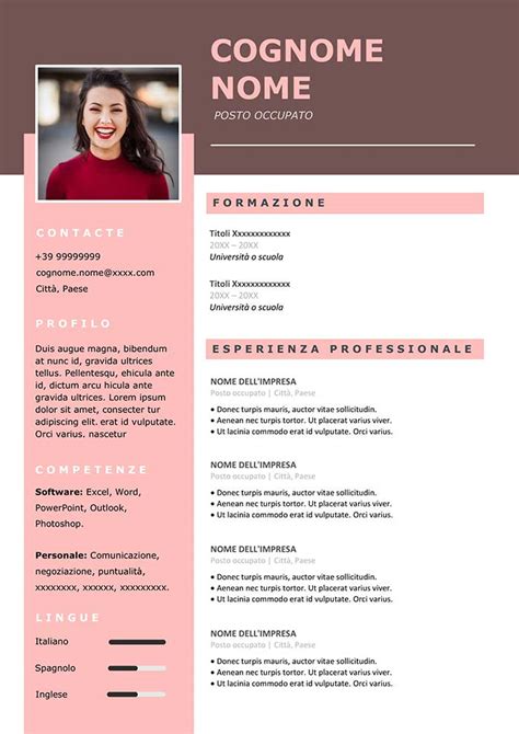 Crea curriculum vitae gratis da scaricare: Crea CV online 